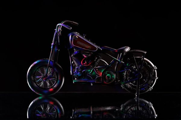 Motorcycle Model under Lights thumbnail
