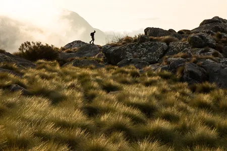 The mountain range is beloved for its challenging rock climbing and unusually varied terrain, from grassland and forest to rugged alpine rises.