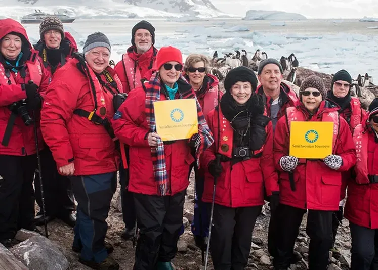 In Antarctica. Credit: Jim Zimbelman