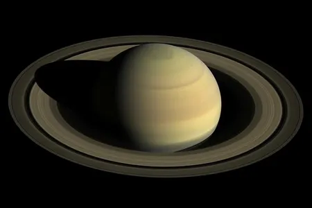 Saturn, the second-largest planet in our solar system, is best known for its layered rings.