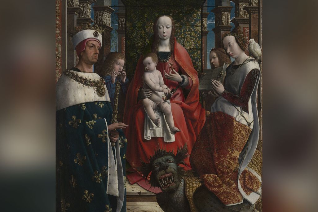 The Virgin and Child with Saints Louis and Margaret