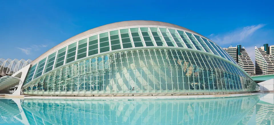  Modern architecture at the City of Arts and Sciences, Valencia 