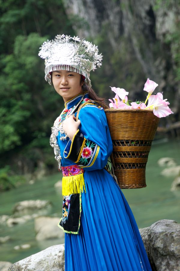A young girl in the Guizhou Province, China thumbnail