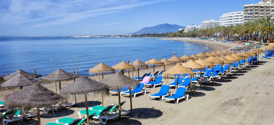  One of Marbella's prized beaches 