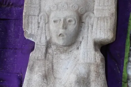On New Year's Day, farmers in Mexico uncovered a sculpture dated to between roughly 1450 and 1521 A.D.