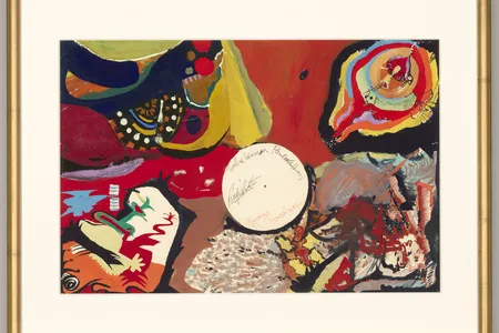 Each of the four Beatles painted a corner of&nbsp;Images of a Woman (1966).