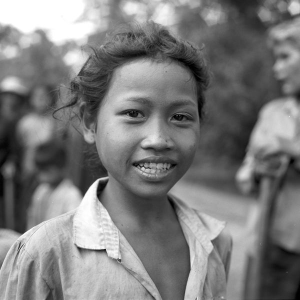 Portrait of a Khmer girl of the Cambodian countryside thumbnail