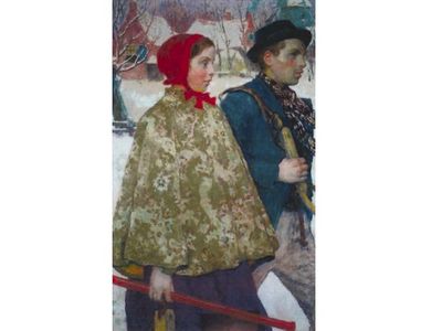 The Nazis seized Winter, an early 20th-century painting by American artist Gari Melchers, in 1933.