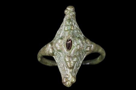 The ring was found on the floor of a Pictish house near Scotland's northern coast.