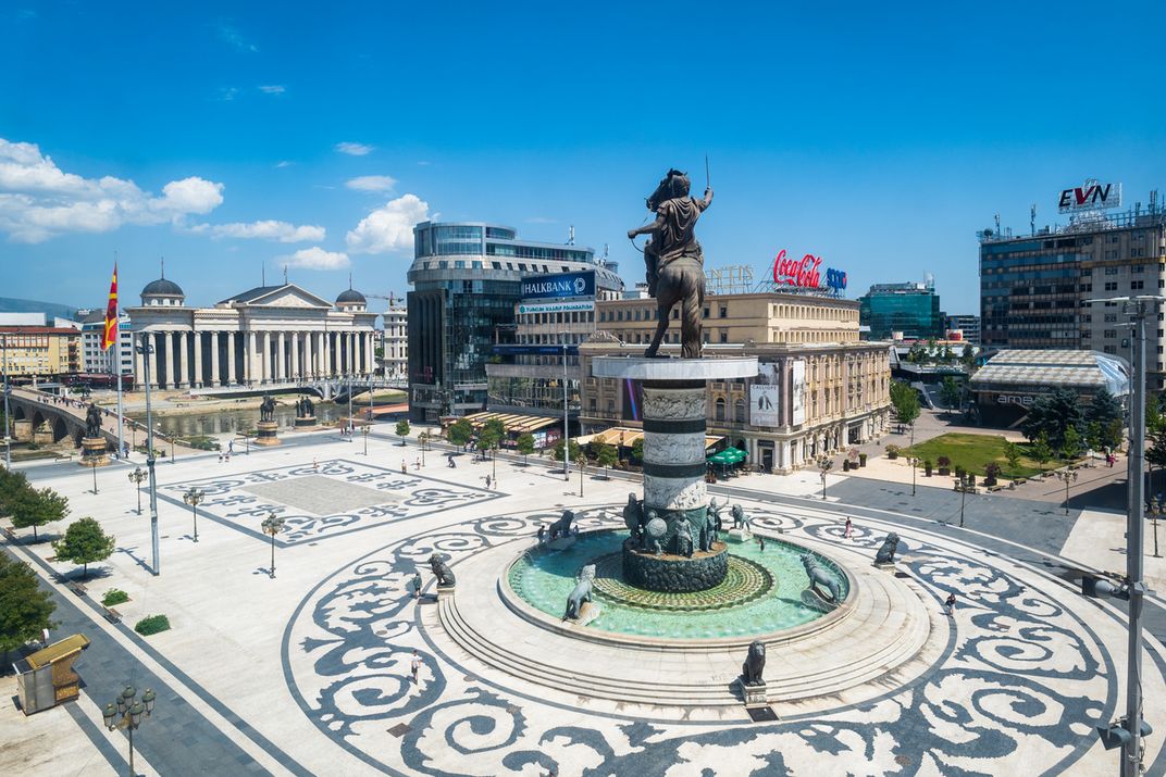 Macedonian Square, Skopje, North Macedonia
