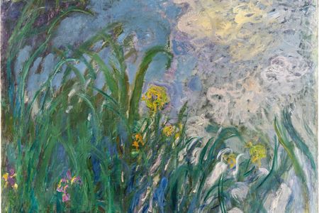 Monet is believed to have painted Iris in 1924 or 1925, shortly before his death in 1926.