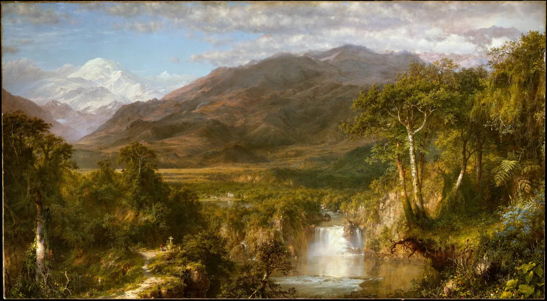 Heart of the Andes, Frederic Edwin Church, oil on canvas, 1859