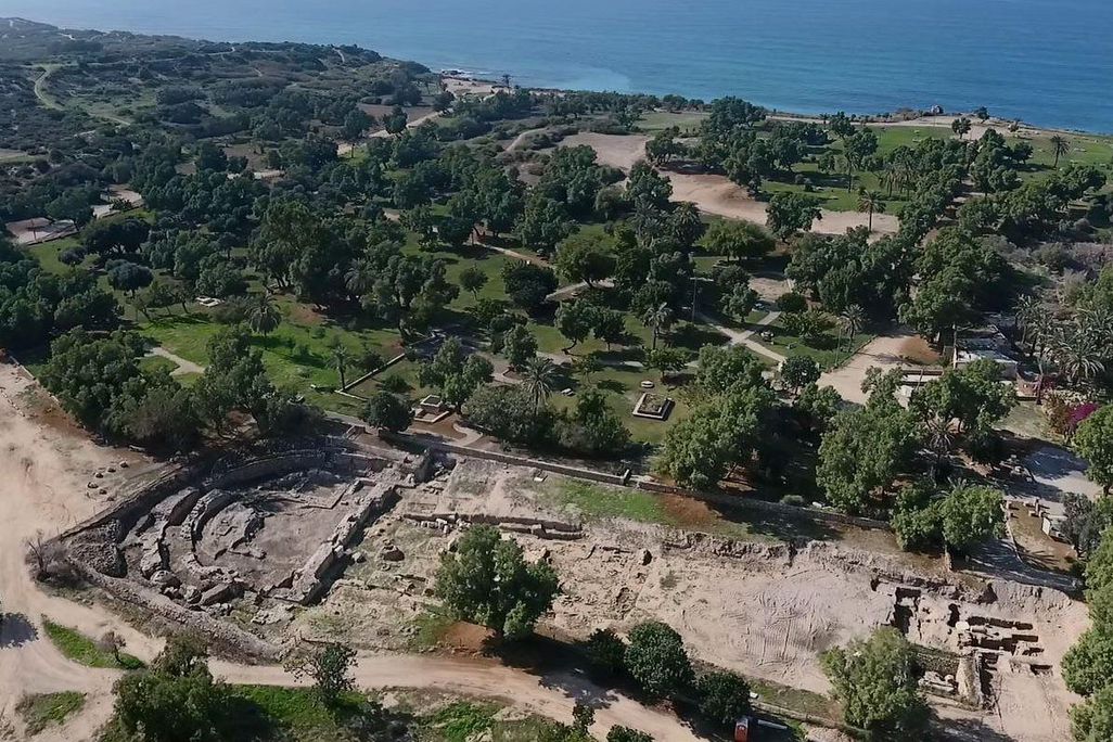 Aerial view of basilica