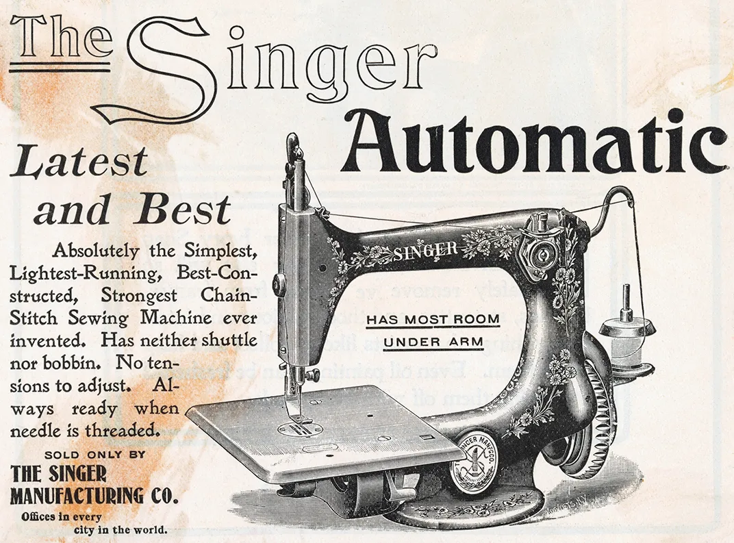 Singer Sewing Machine Advertisement