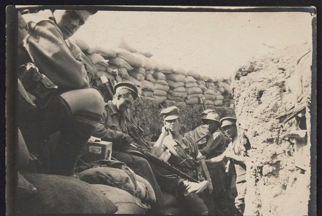 Trench Warfare Definition History Facts Britannica Trench Lines In Ww1
