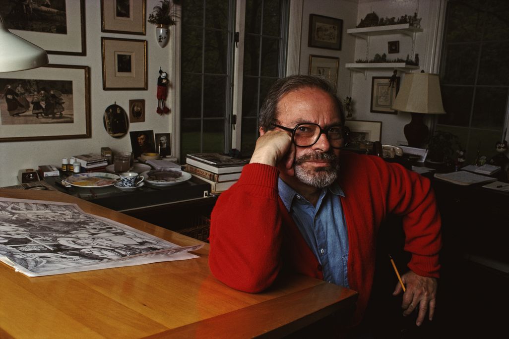 Maurice in his studio