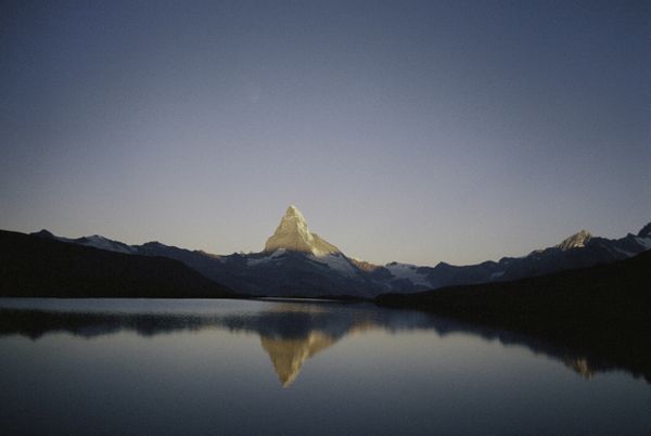 Zermatt's Matterhorn reflection in lake thumbnail