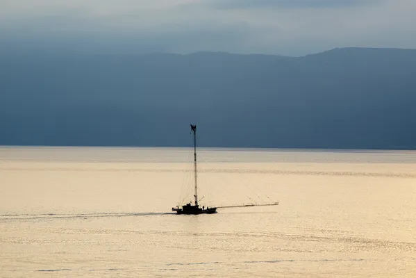 Feluca on the Strait of Messina thumbnail