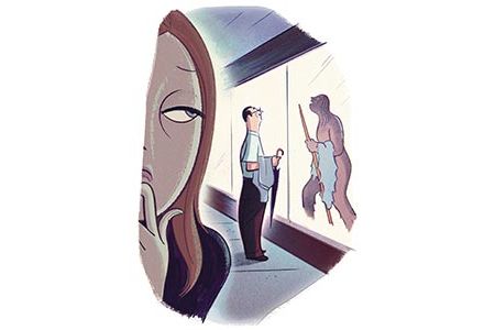 A freelance humorist gets a lesson on Darwinism from his daughter.