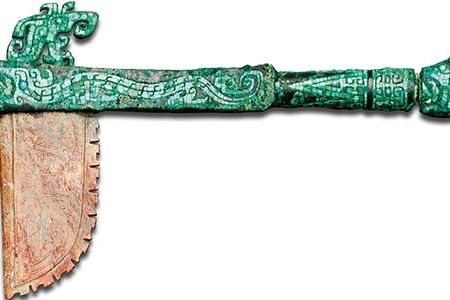 This Chinese ceremonial ax and other rare bronze works are back on permanent display at the Freer Gallery.