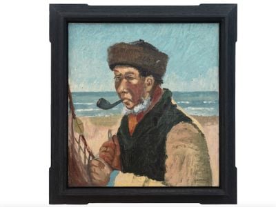 The painting is signed &quot;Elimar&quot; in its bottom right corner.
