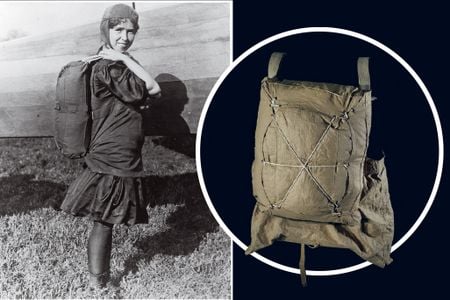 A parachute belonging to Broadwick is on display in the Early Flight gallery at the Smithsonian&rsquo;s newly updated National Air and Space Museum.&nbsp;