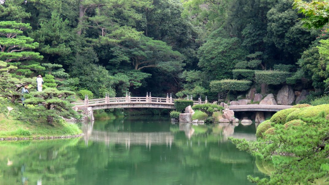 Ritsurin Garden, in Takamatsu on Japan's Shikoku Island