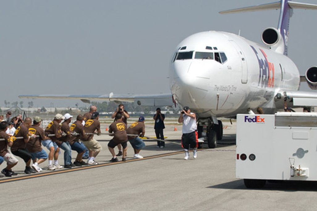 Rivals square off at a recent fund-raiser in Long Beach.