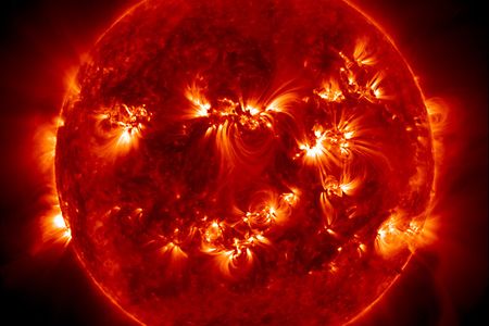 The Earth-orbiting Solar Dynamics Observatory takes spectacular portraits of the sun, like this ultraviolet view of active regions captured in 2015.