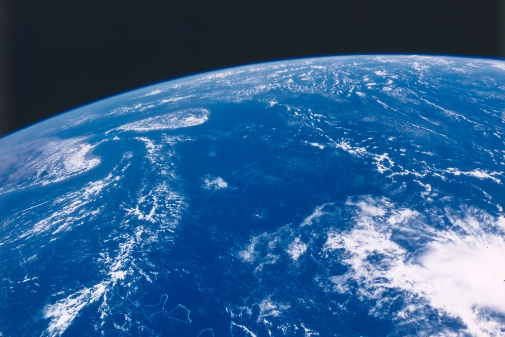 Earth's Oceans as Seen From Outer Space