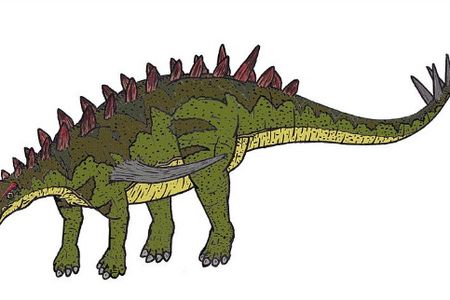 A restoration of Gigantspinosaurus.
