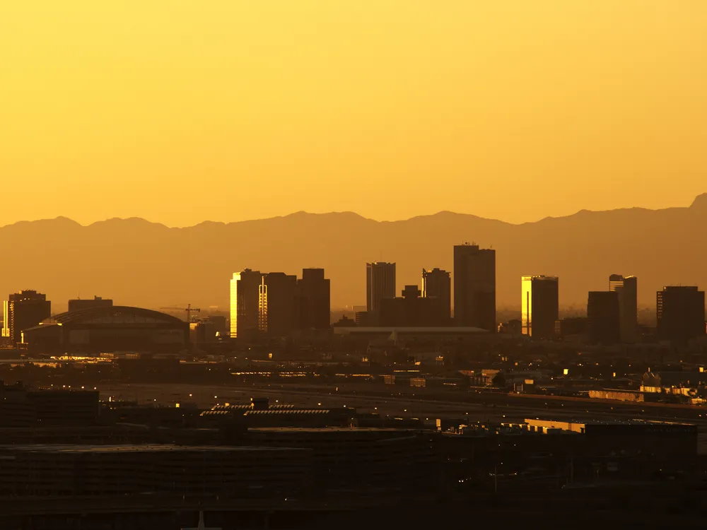 Phoenix at dusk