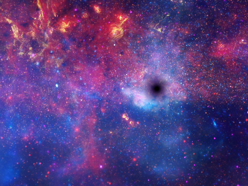 milky way black hole constellation