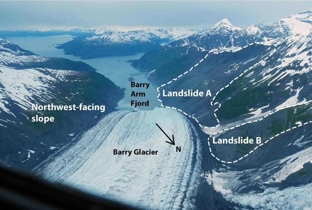 Barry Arm Landslide Graphic