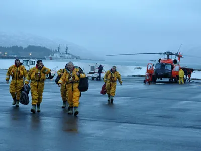 The crew of the Kulluk were rescued from the oil drilling platform by the U.S. Coast Guard on Saturday, December 29.