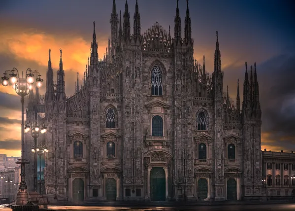 Milan Cathedrall at Sunset thumbnail
