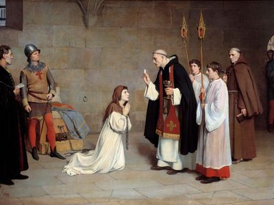 "The Last Communion of Joan of Arc" by Charles Henri Michel