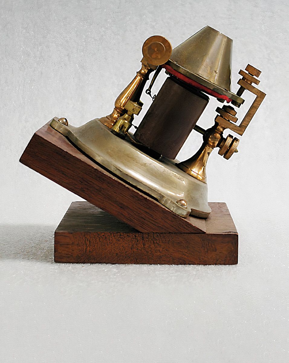 a telegraph sounder used for sending morse code