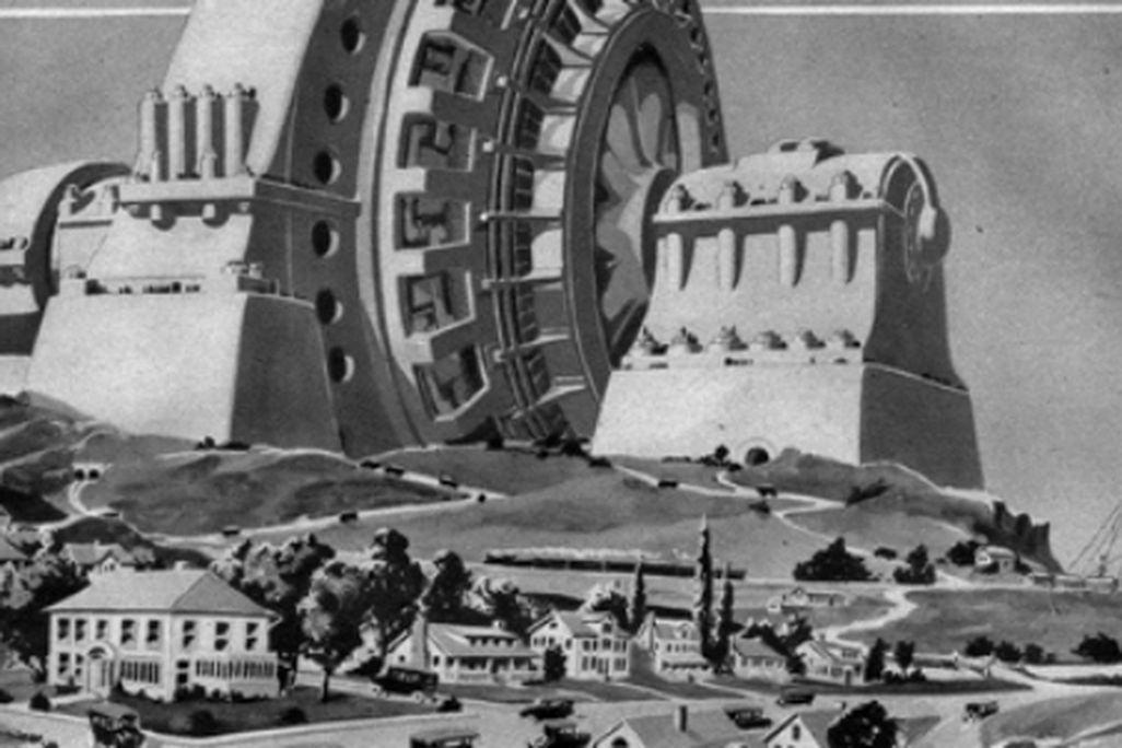 Hugo Gernsback's vision for a monument devoted to electricity (1922)