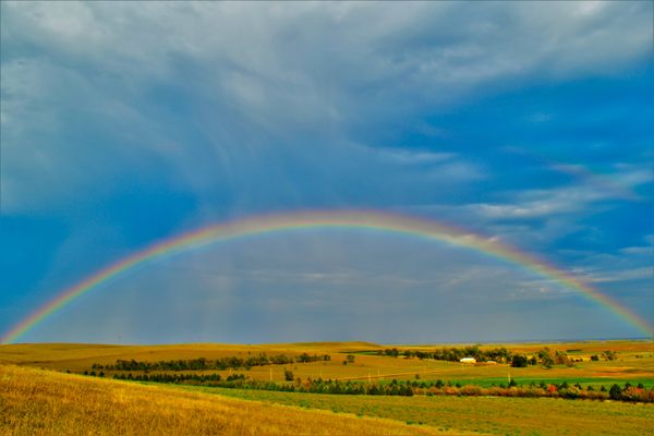 End-to-end rainbow over the Great Plains thumbnail