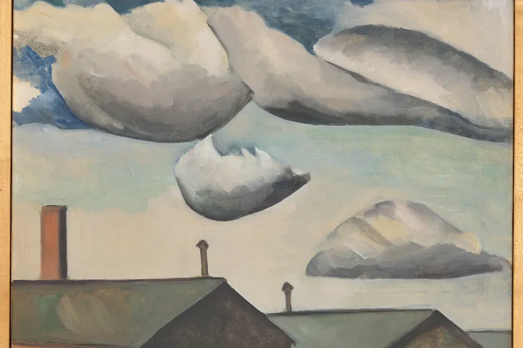 Floating Clouds, Hisako Hibi, oil on canvas, 1944