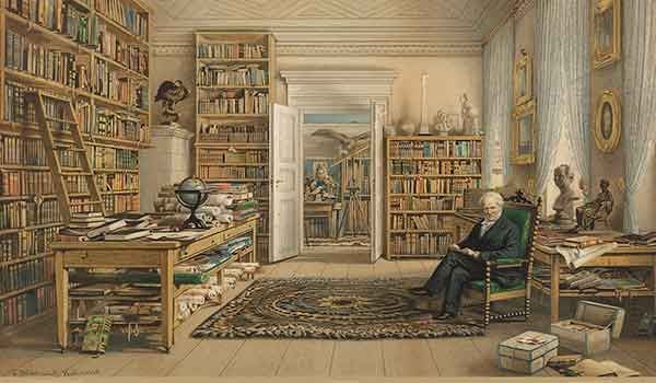 Humboldt in His Library (mobile)