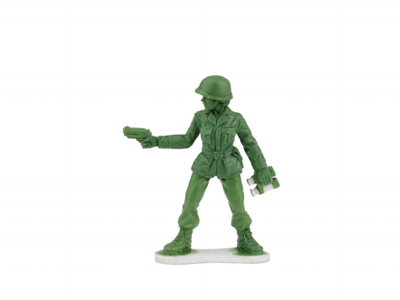 Here is the first sculpted version of the 'plastic army women' collector series.