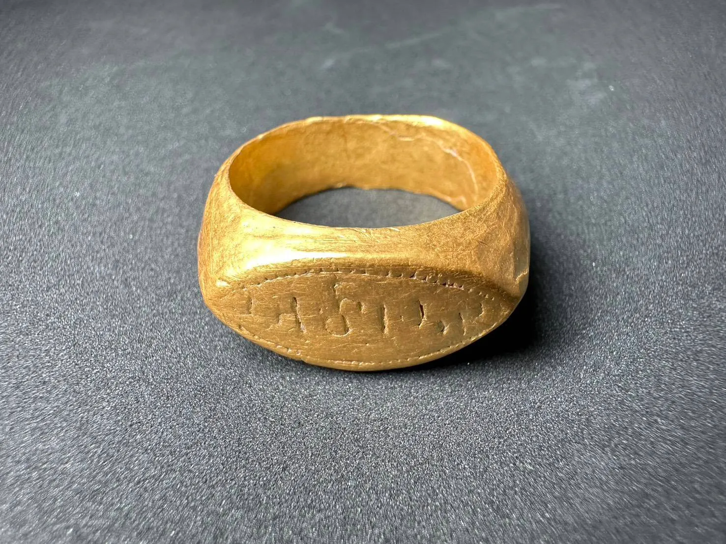 A Pair of 2,000-Year-Old Gold Rings, One Engraved With Indian Script, Was Discovered in an Iron Age Burial Ground in Thailand