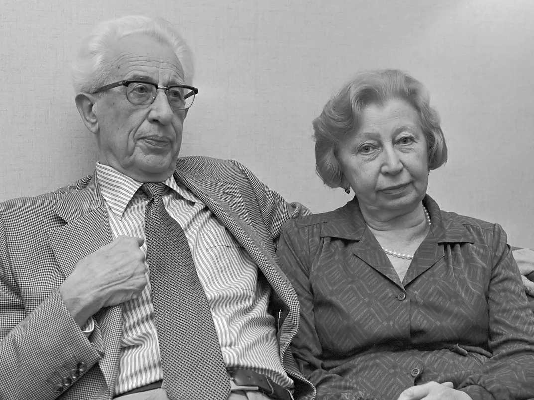 Jan and Miep Gies in 1980