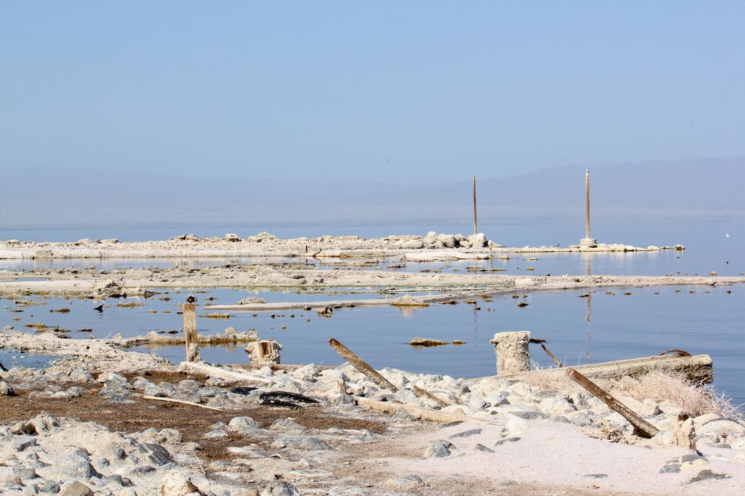 The Salton Sea shoreline