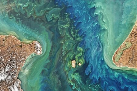 The Bering Strait is a narrow waterway between Russia and Alaska that connects the Pacific and Arctic oceans.