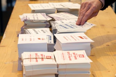 Electoral documents being prepared for voters