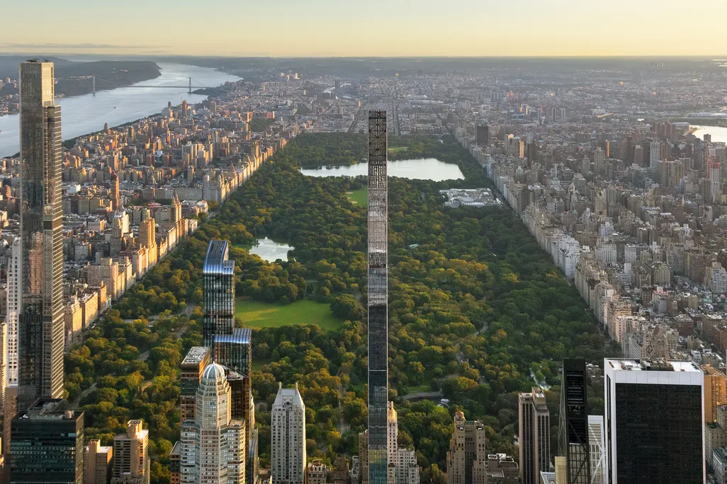 The Steinway Tower overlooking Central Park