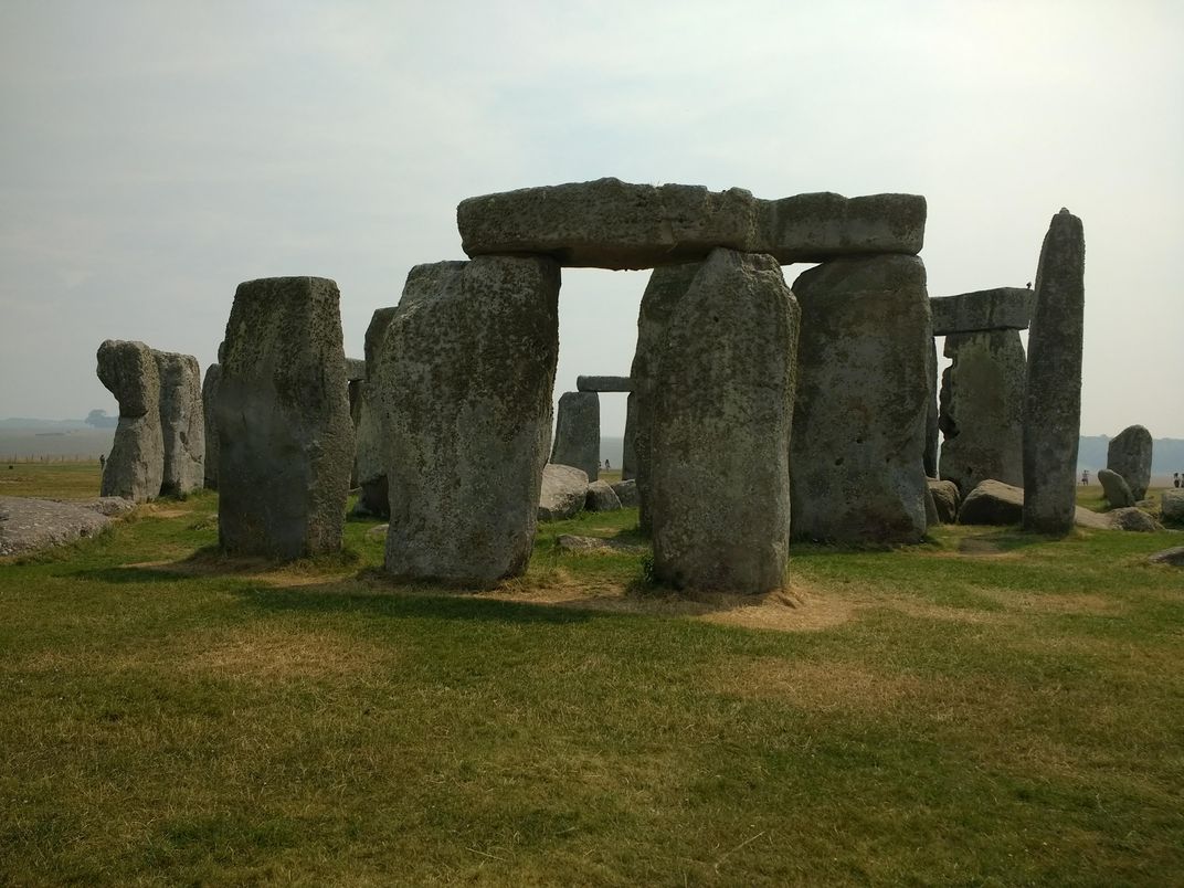 Stonehenge on a cloudy day